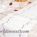Venta caliente de lino mantel flor bordado cubierta de tabla del paño de fiesta cena de boda ali-65281760